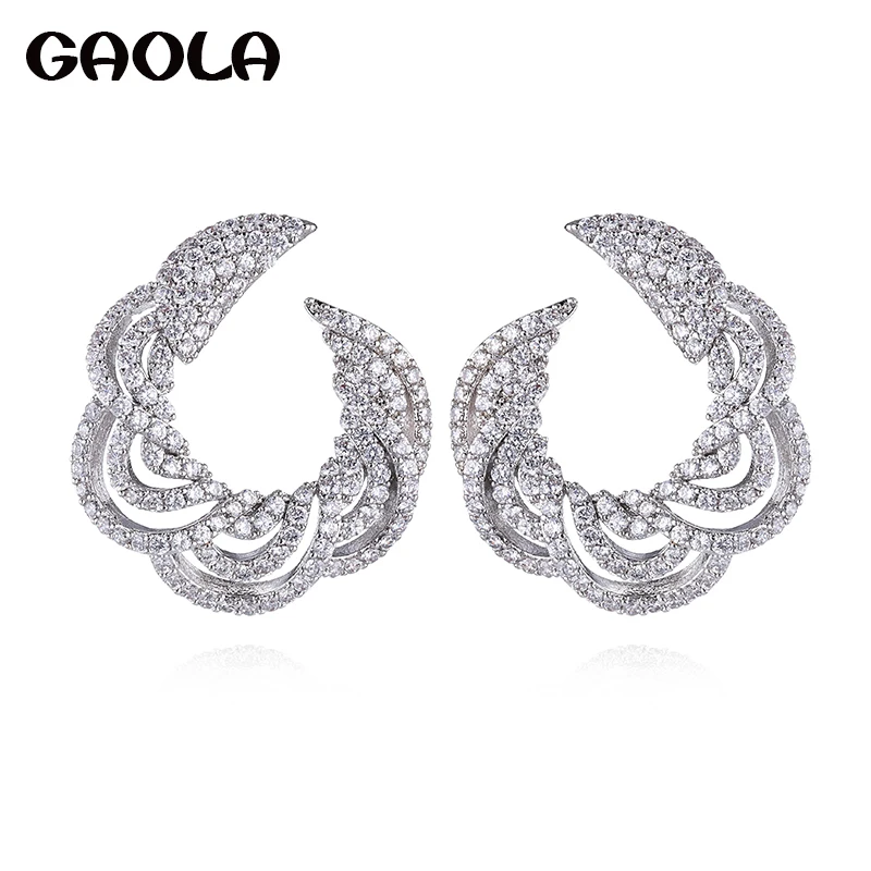 GAOLA Trendy Clear Cubic Zirconia Crystal Flower Stud Earrings Women Earring Fashion Jewelry GLE9050
GAOLA Trendy Clear Cubic Zirconia Crystal Flower Stud Earrings Women Earring Fashion Jewelry GLE9050