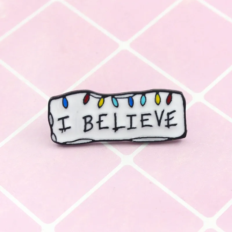 XEDZ I BELIEVE color Festive Brooch Christmas Stranger Things Christmas Lights Unique Lapel Pins Denim Hat Badge Christmas Gifts
XEDZ I BELIEVE color Festive Brooch Christmas Stranger Things Christmas Lights Unique Lapel Pins Denim Hat Badge Christmas Gifts