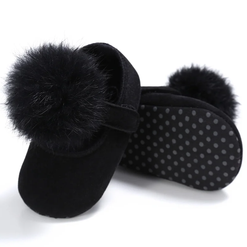 0-18M Toddler Baby Girl Soft Plush Princess Shoes cute pom shoes Infant Prewalker New Born Baby Shoes for girls
0-18M Toddler Baby Girl Soft Plush Princess Shoes cute pom shoes Infant Prewalker New Born Baby Shoes for girls