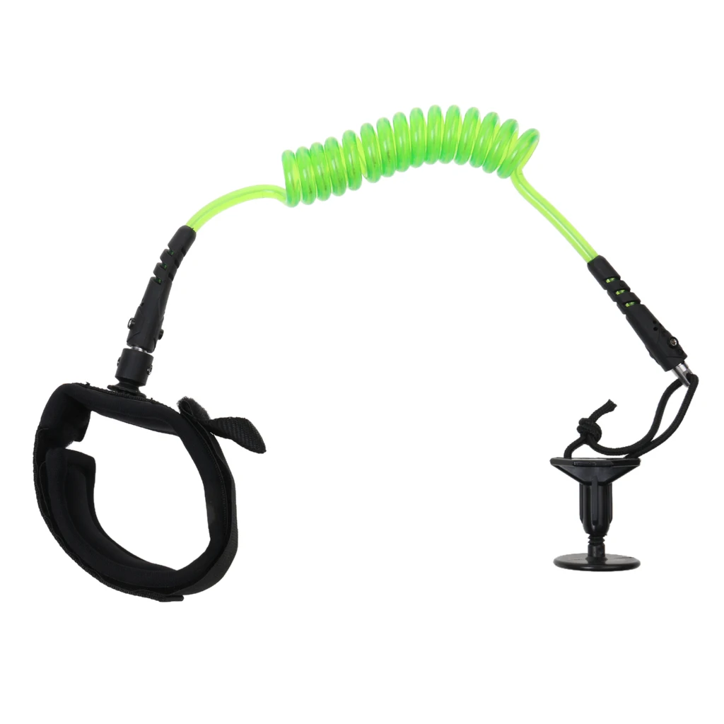 Green Pro Adjustable Bodyboard Surf Board Coiled Bicep Wrist Arm Strap Leash Surfboard Coiled Cord
Green Pro Adjustable Bodyboard Surf Board Coiled Bicep Wrist Arm Strap Leash Surfboard Coiled Cord