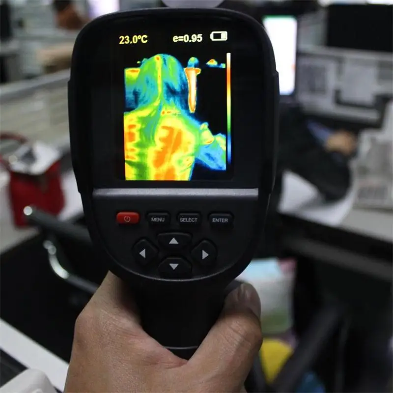 HT-18 3.2'' Infrared Temperature Heat IR Digital Thermal Imager Detector Camera with storage -20~300 Degree 220x160 Resolution
HT-18 3.2'' Infrared Temperature Heat IR Digital Thermal Imager Detector Camera with storage -20~300 Degree 220x160 Resolution