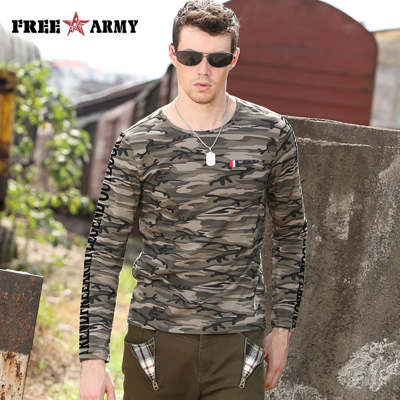 Brand Men T shirt Camouflage Slim Fit Tshirt Male Cool Long Sleeve Tops Men Cotton Casual Undershirt Men's Tops & Tees MS-6065B
Brand Men T shirt Camouflage Slim Fit Tshirt Male Cool Long Sleeve Tops Men Cotton Casual Undershirt Men's Tops & Tees MS-6065B
