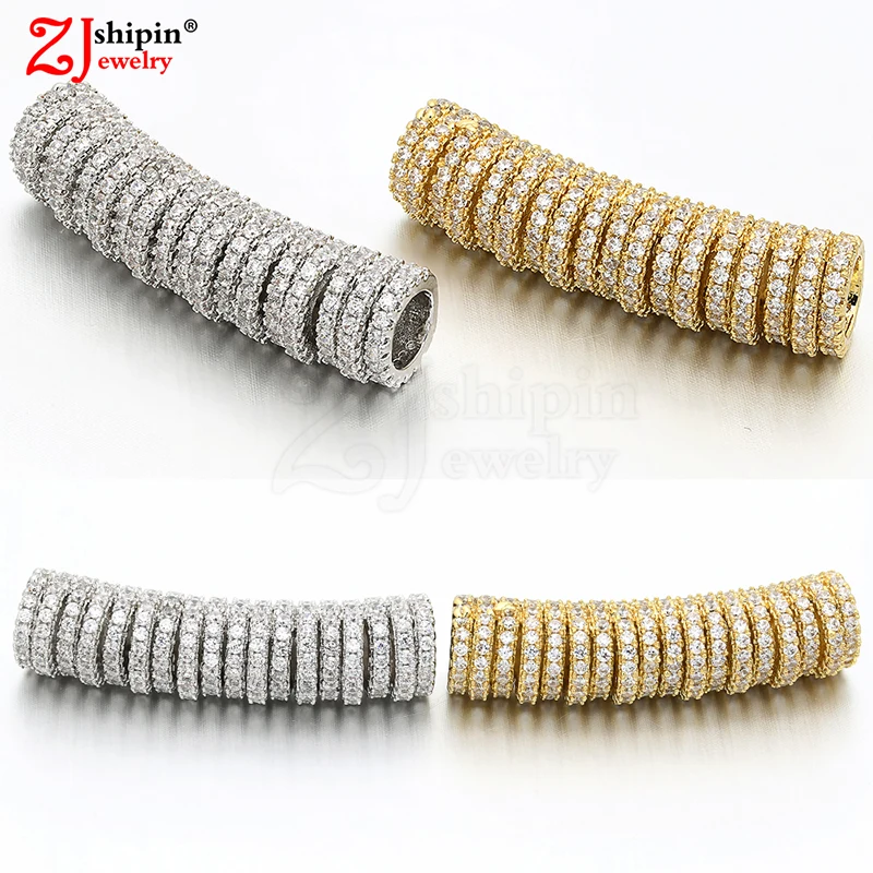 2018 fashion hollow long tube micro inlaid zircon CZ jewelry accessories suitable for bracelet necklace jewelry production
2018 fashion hollow long tube micro inlaid zircon CZ jewelry accessories suitable for bracelet necklace jewelry production