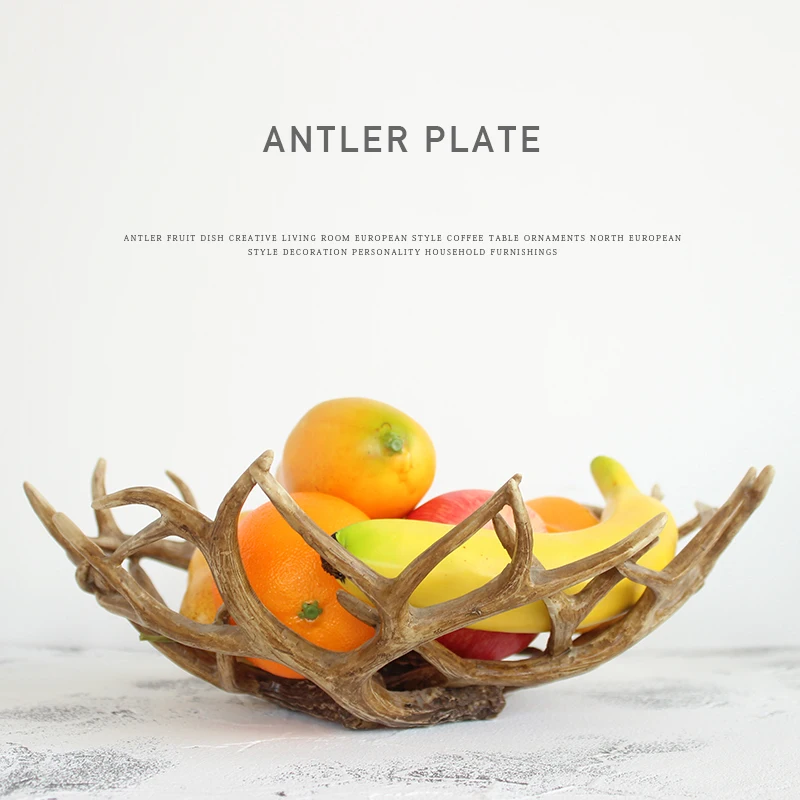 Europe Resin Antler fruit tray Cake Tray Dessert Shelf Creative Modern Kitchen Tableware Decorative Plate Home Decorations
Europe Resin Antler fruit tray Cake Tray Dessert Shelf Creative Modern Kitchen Tableware Decorative Plate Home Decorations