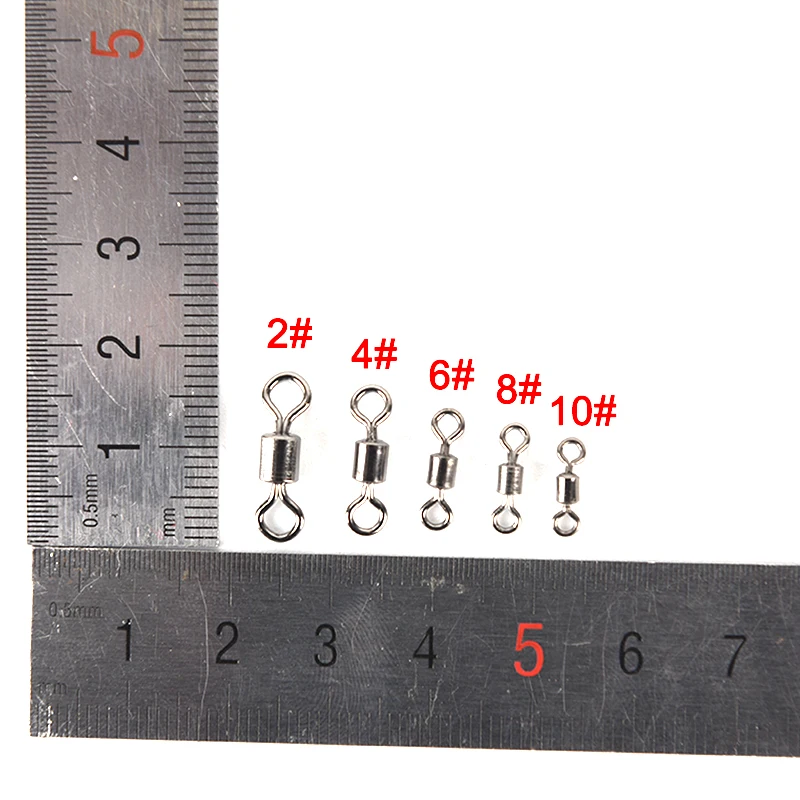 300pcs Fish Connector Rolling Swivels Rig Ball Bearing Stainless Steel Swivels Fishing Multi Sizes Sea Carp Fishing Tools
300pcs Fish Connector Rolling Swivels Rig Ball Bearing Stainless Steel Swivels Fishing Multi Sizes Sea Carp Fishing Tools