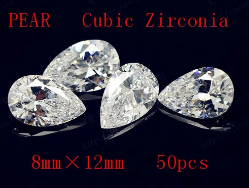 MRHUANG Shine !50pcs/pack Grade AAA Crystal Clear CZ Cubic Pear 8*12MM Zirconia Stone DIY Beads For Jewelry Finding Hot!
MRHUANG Shine !50pcs/pack Grade AAA Crystal Clear CZ Cubic Pear 8*12MM Zirconia Stone DIY Beads For Jewelry Finding Hot!
