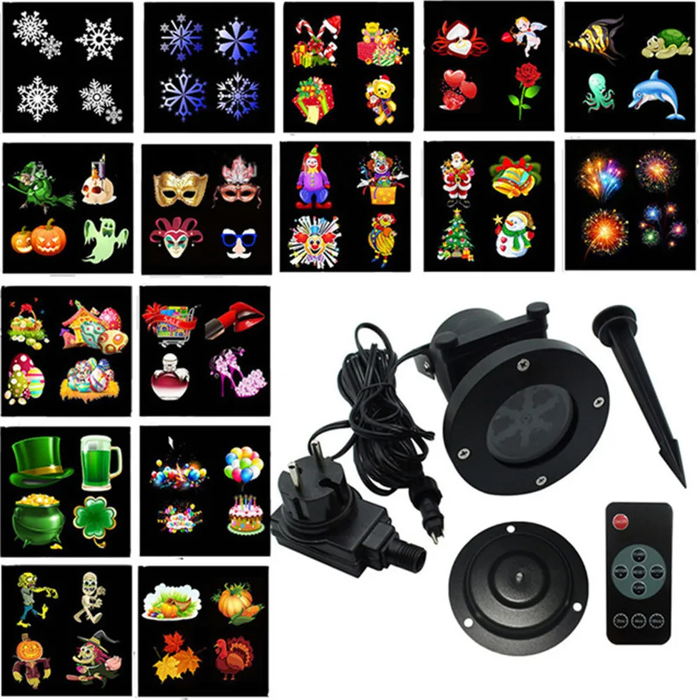Outdoor Christmas Snow Laser Projector Light 16 Slide Waterproof Star Snowflake LED Stage Lamp For Party Landscape Garden
Outdoor Christmas Snow Laser Projector Light 16 Slide Waterproof Star Snowflake LED Stage Lamp For Party Landscape Garden