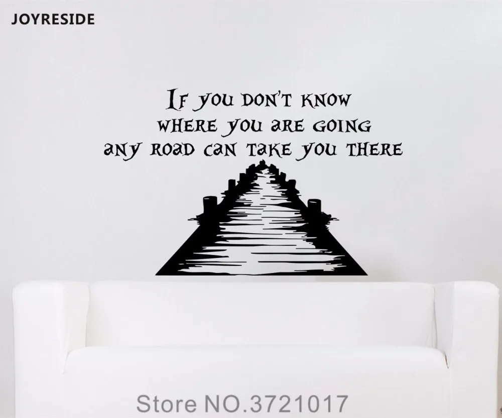 JOYRESIDE If You Don't Know Where Wall Decal Vinyl Nursery Decor For Kids Bedroom Interior Living Room Decoration Mural XY196
JOYRESIDE If You Don't Know Where Wall Decal Vinyl Nursery Decor For Kids Bedroom Interior Living Room Decoration Mural XY196