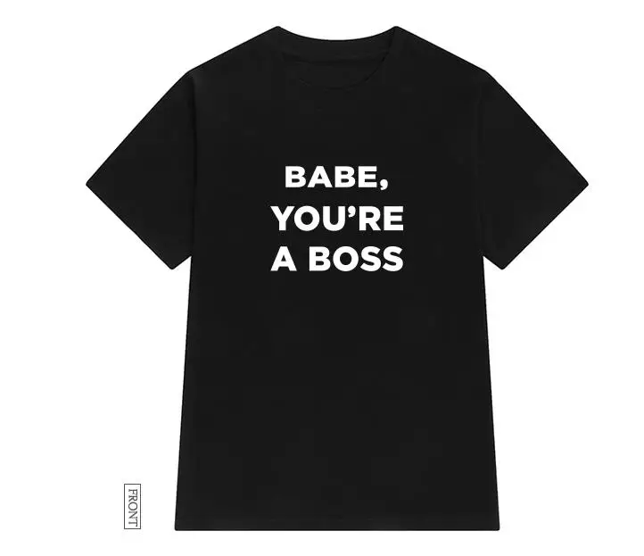 babe you're a boss letters Women tshirt Cotton Casual Funny t shirt For Lady Girl Top Tee Hipster Tumblr ins Drop Ship NA-16
babe you're a boss letters Women tshirt Cotton Casual Funny t shirt For Lady Girl Top Tee Hipster Tumblr ins Drop Ship NA-16