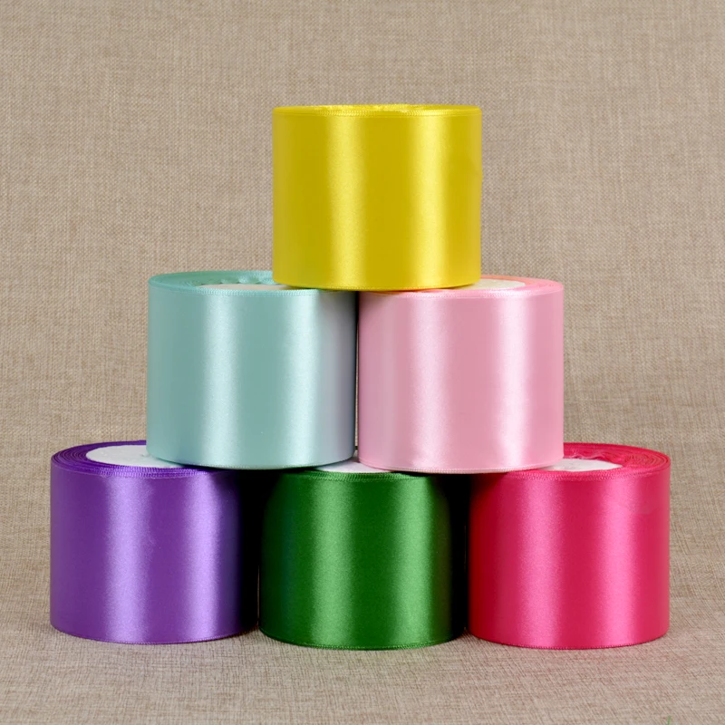 25 Yards 80mm Silk Satin Ribbon Wedding Party Home Decoration Gift Apparel Sewing Fabric Bow Material DIY Hair Accessories
25 Yards 80mm Silk Satin Ribbon Wedding Party Home Decoration Gift Apparel Sewing Fabric Bow Material DIY Hair Accessories