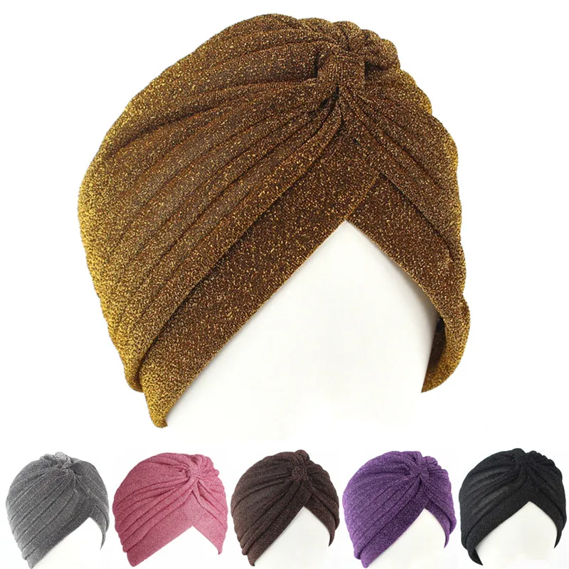 Hot sale gold bright silk hat Muslim Turban Hat Women Stretchy Soft Indian Style Turban Adult Hat Head Wrap Bandanas
Hot sale gold bright silk hat Muslim Turban Hat Women Stretchy Soft Indian Style Turban Adult Hat Head Wrap Bandanas