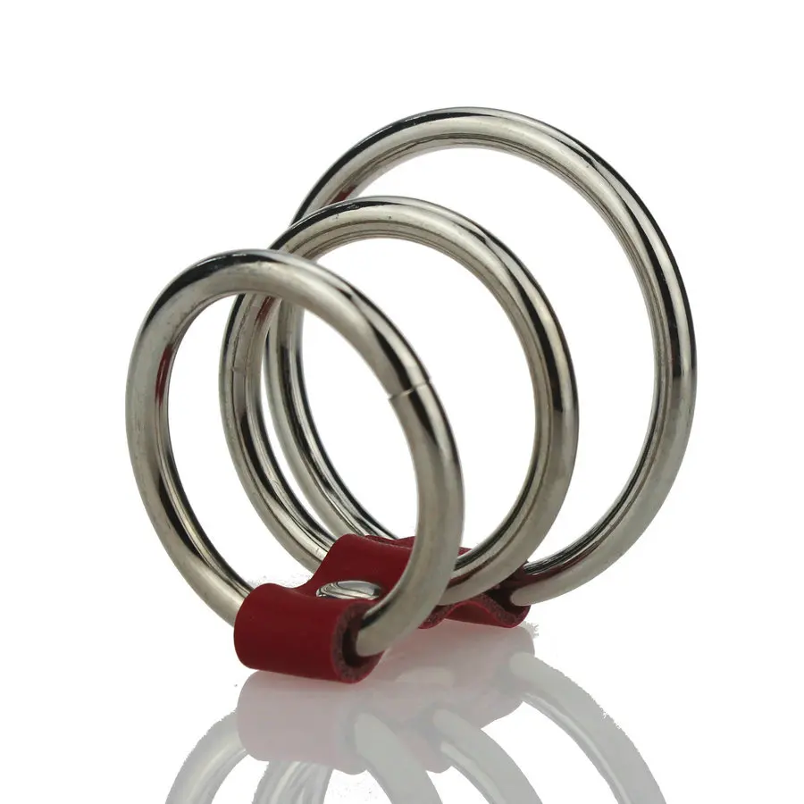 3 кольца Tri кольцо для пениса с задержкой силиконовое на пенис удлинитель клетка