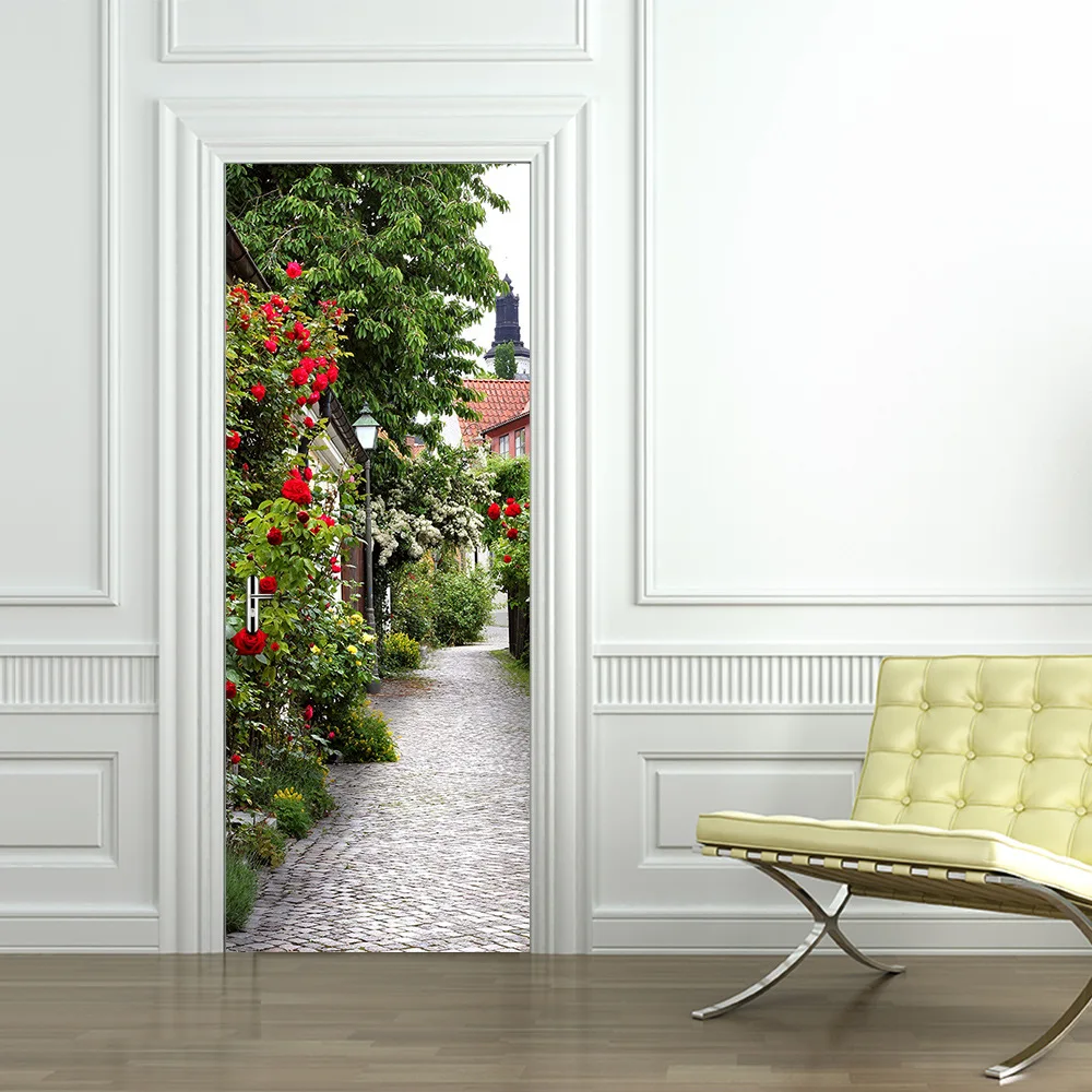 Door Sticker 3D Pastoral Stairs Landscape Wallpaper Living Room Restaurant PVC Self-Adhesive Waterproof Door Decals Wall Sticker
Door Sticker 3D Pastoral Stairs Landscape Wallpaper Living Room Restaurant PVC Self-Adhesive Waterproof Door Decals Wall Sticker