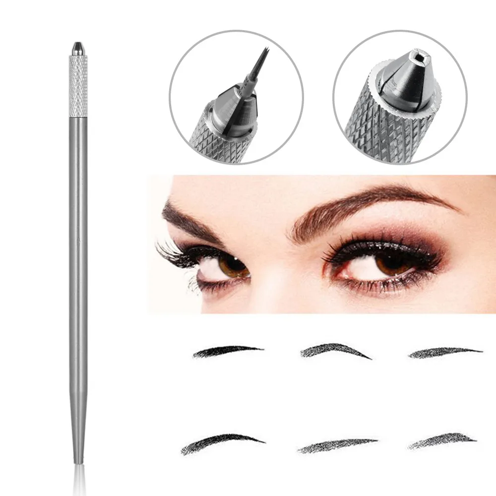 Microblade Needle Holder 3D Microblading Manual Eyebrow Tattoo Pen for Permanent Makeup Embroidery Round Blade
Microblade Needle Holder 3D Microblading Manual Eyebrow Tattoo Pen for Permanent Makeup Embroidery Round Blade