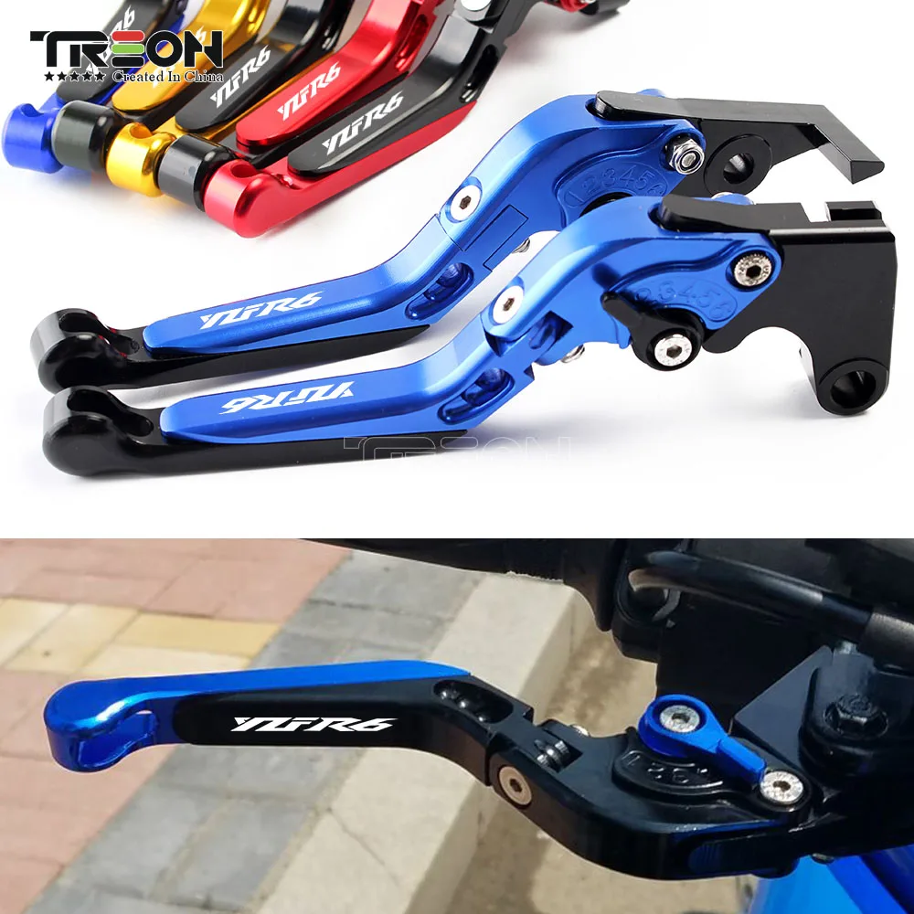 Для YAMAHA YZFR6 YZF R6 1999 2004 2005 2016 2017 CNC тормоз сцепления Выдвижная Ручка Рычаги складной