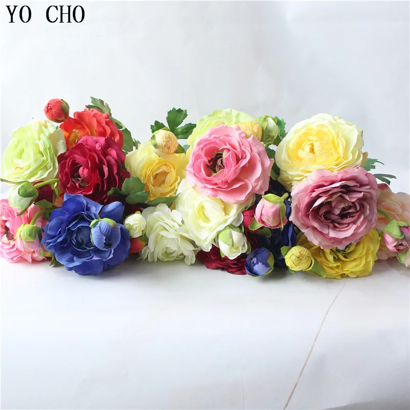 YO CHO Peony Artificial Flower Bridesmaids Bride Wedding Bouquets Silk Flowers For Home Garden Decoration Delicate Peony Rose
YO CHO Peony Artificial Flower Bridesmaids Bride Wedding Bouquets Silk Flowers For Home Garden Decoration Delicate Peony Rose