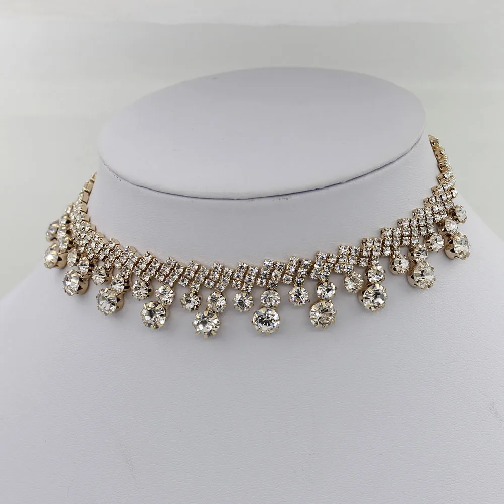 2020 bride Hot Boho Collar Choker Drop Crystal Beads Necklace &pendant Charm Statement Beads Neck Jewelry Special offer
2020 bride Hot Boho Collar Choker Drop Crystal Beads Necklace &pendant Charm Statement Beads Neck Jewelry Special offer