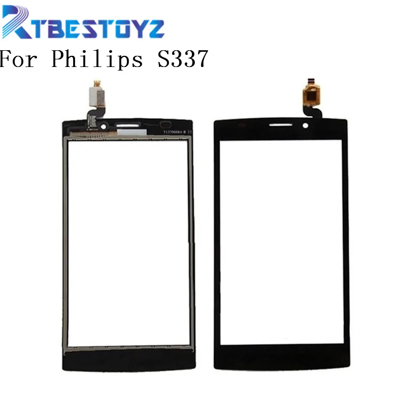 RTBESTOYZ 5 ''сенсорный экран дигитайзер панель для Philips S337 мобильный телефон