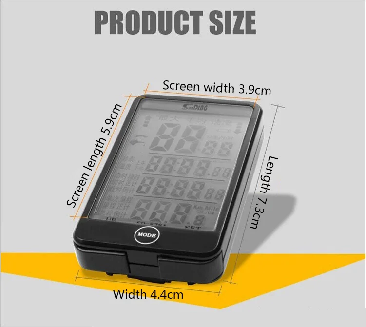 Waterproof LCD Display Cycling Wired Wireless Bike Bicycle Computer Odometer Speedometer
Waterproof LCD Display Cycling Wired Wireless Bike Bicycle Computer Odometer Speedometer