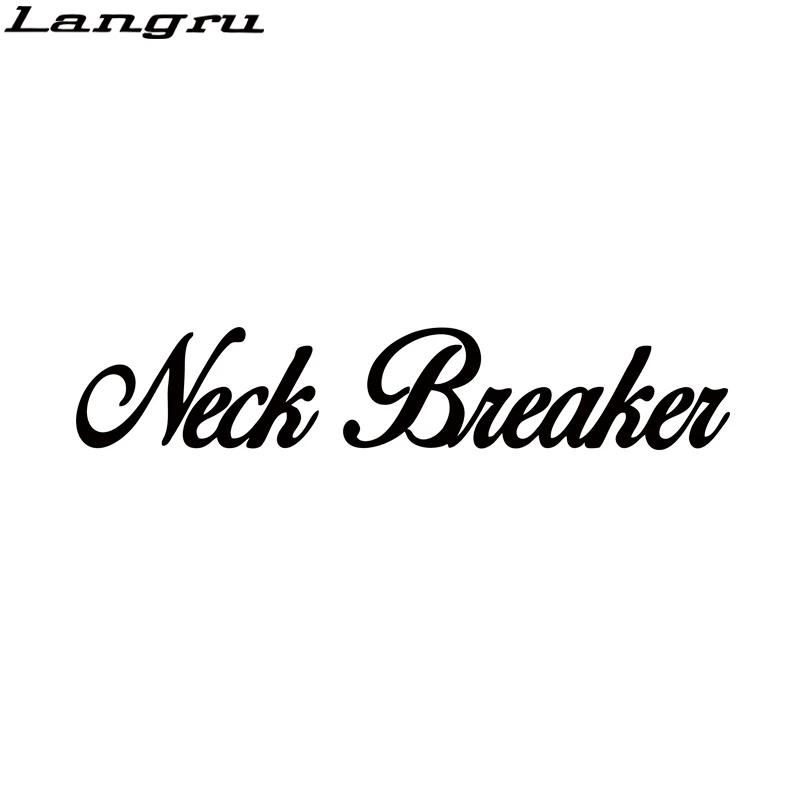 Langru Neck Breaker Sticker Car Styling Personality Decal Illest Stance Drift Slammed Windshield Decal Jdm
Langru Neck Breaker Sticker Car Styling Personality Decal Illest Stance Drift Slammed Windshield Decal Jdm