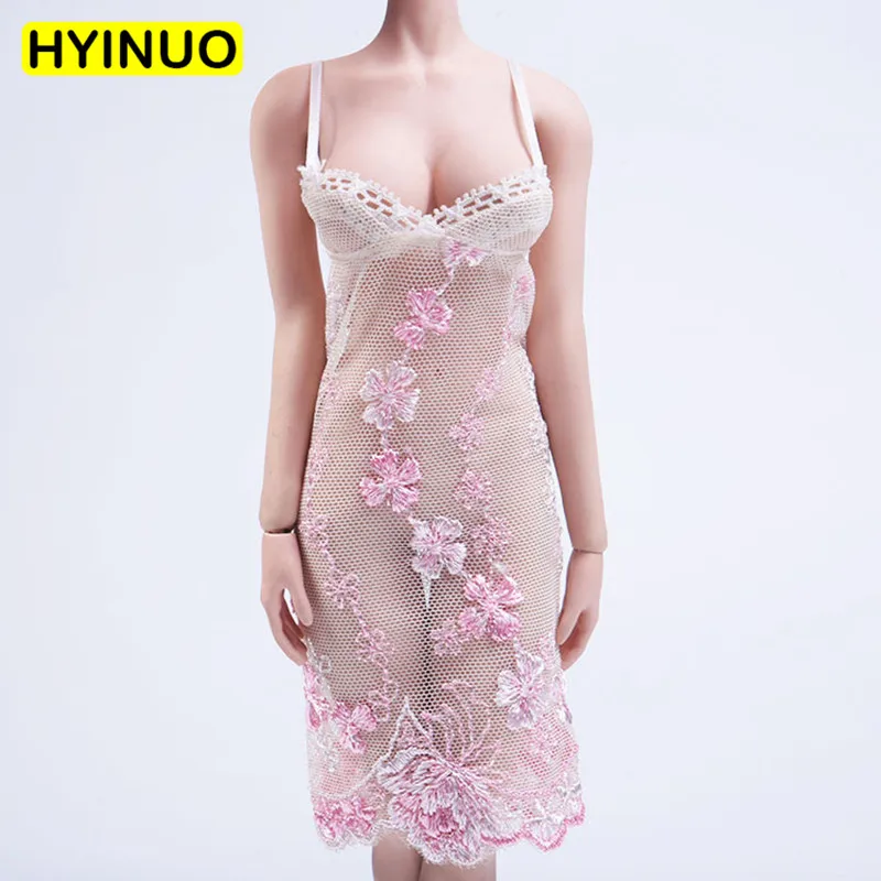 1/6 Scale Female Sexy Lace Pajamas Clothes Women Perspective Dress Sexy Clothing Suit Set Model for 12'' Action Figure Body Toys
1/6 Scale Female Sexy Lace Pajamas Clothes Women Perspective Dress Sexy Clothing Suit Set Model for 12'' Action Figure Body Toys