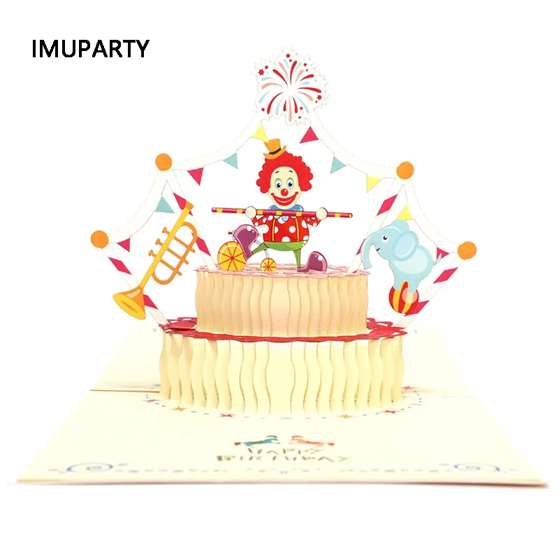Laser Hollow Circus Theme Birthday Party Invitation Card 3D with Envelope Greeting Cards Birthday Supplies Kids 15x15cm ( x1pc)
Laser Hollow Circus Theme Birthday Party Invitation Card 3D with Envelope Greeting Cards Birthday Supplies Kids 15x15cm ( x1pc)