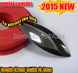 2015hot metal sequins fishing spoon spinner bait willow leaf blades lure quanlity20pcs/lot size:42mm*16.4mm304 stainless steel
2015hot metal sequins fishing spoon spinner bait willow leaf blades lure quanlity20pcs/lot size:42mm*16.4mm304 stainless steel