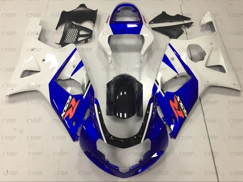 GSX R 600 750 1000 2000 - 2003 K12 мотоцикл обтекатель R600 R750 R1000 03 02 белые синие комплекты