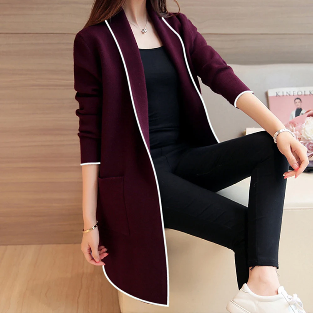 2020 Fashion Casual Women's Long Sleeve Cardigan Coat Jacket Slim Loose Plus Size M-3XL OL Pockets Coat Turn-down Collar Jackets
2020 Fashion Casual Women's Long Sleeve Cardigan Coat Jacket Slim Loose Plus Size M-3XL OL Pockets Coat Turn-down Collar Jackets