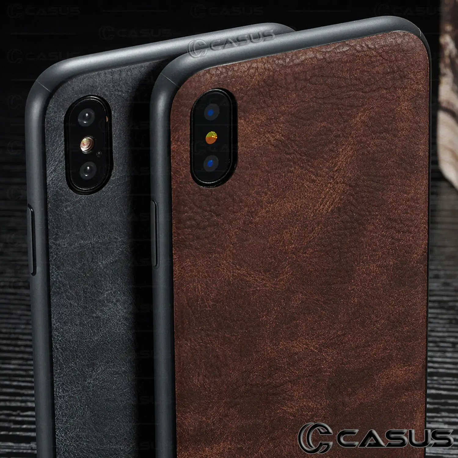 Роскошный кожаный чехол для iPhone XS Max XR X тонкий жесткий накладка 7 8 6s Plus|Бамперы| |