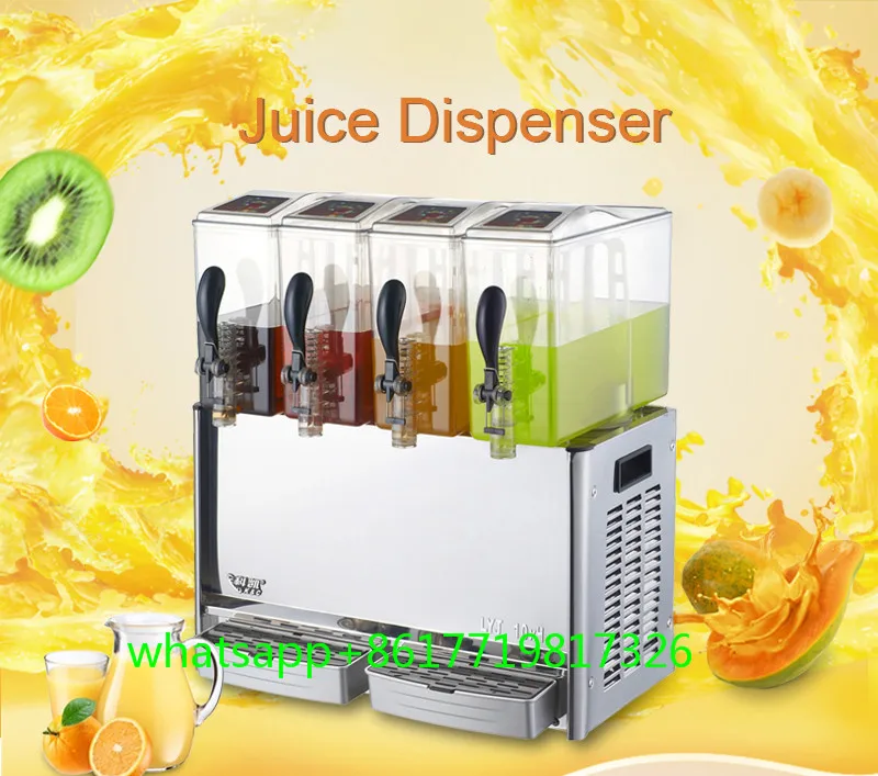 10L*4 Commercial Cold Drink dispenser 40L Juicer 4 cylinders beverage machine Spraying Juice container
10L*4 Commercial Cold Drink dispenser 40L Juicer 4 cylinders beverage machine Spraying Juice container