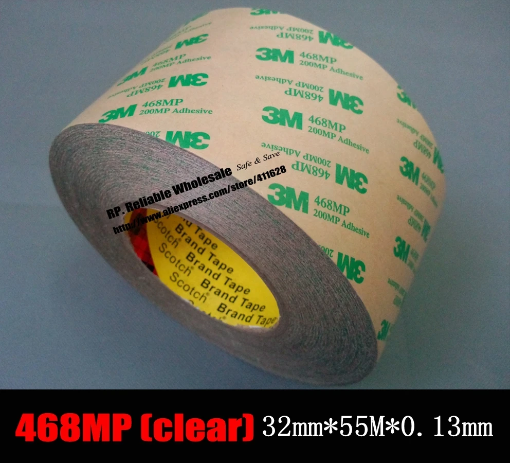 (32mm *50 Meters *5.2mils), 3M 468MP Double Sided Coated Adhesive Transfer Tape, Electronic Thin Attachment Films for Notebook
(32mm *50 Meters *5.2mils), 3M 468MP Double Sided Coated Adhesive Transfer Tape, Electronic Thin Attachment Films for Notebook