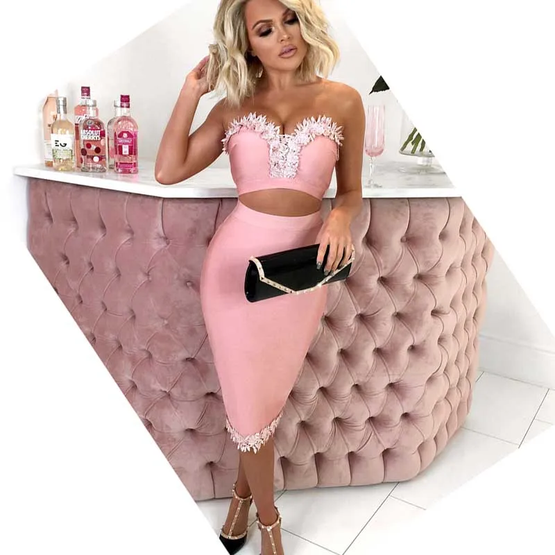 ERDAOBEN women new arrival 2019 summer 2pcs/set lace skirt and top Night Club Party bodycon brand bandage dress BH6309
ERDAOBEN women new arrival 2019 summer 2pcs/set lace skirt and top Night Club Party bodycon brand bandage dress BH6309
