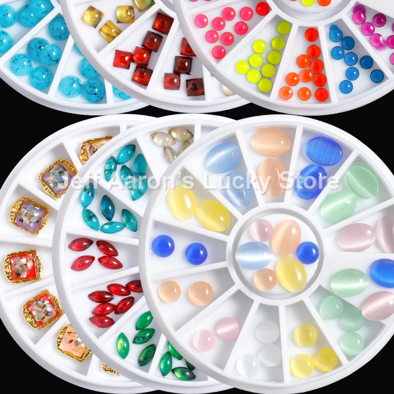 New Arrive 3D Nail Art Decorations Rhinestones Shell Wheel For Nails Accessories Manicure Nail Supplies Tool
New Arrive 3D Nail Art Decorations Rhinestones Shell Wheel For Nails Accessories Manicure Nail Supplies Tool