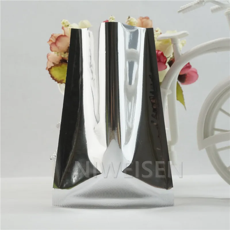 50PCS Silvery Top open Plating Aluminum Foil Bag Heat Sealable, Food storage Packaging Foil Pouch / Mylar foil Plastic bag
50PCS Silvery Top open Plating Aluminum Foil Bag Heat Sealable, Food storage Packaging Foil Pouch / Mylar foil Plastic bag