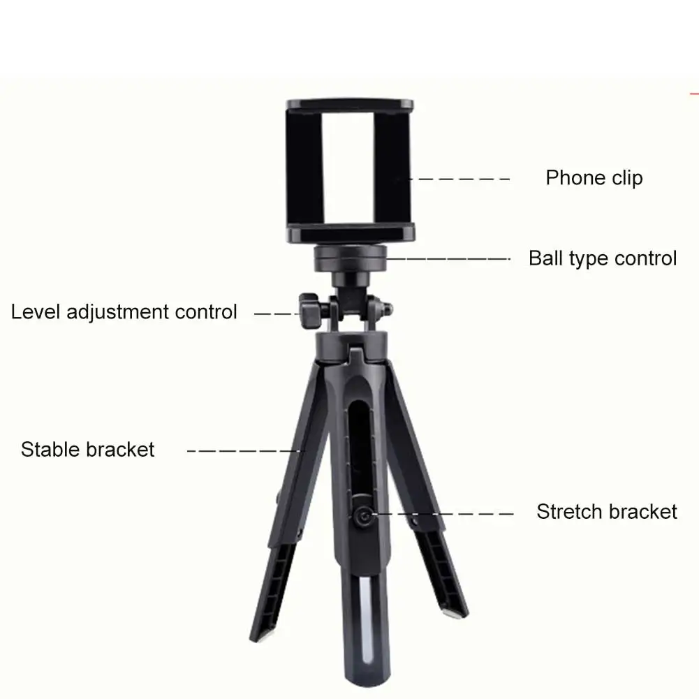 Mobile Phone Clip Tripod Live Clip Video Horizontal Vertical Self-Timer Fixed Stem Universal Support Tripod
Mobile Phone Clip Tripod Live Clip Video Horizontal Vertical Self-Timer Fixed Stem Universal Support Tripod