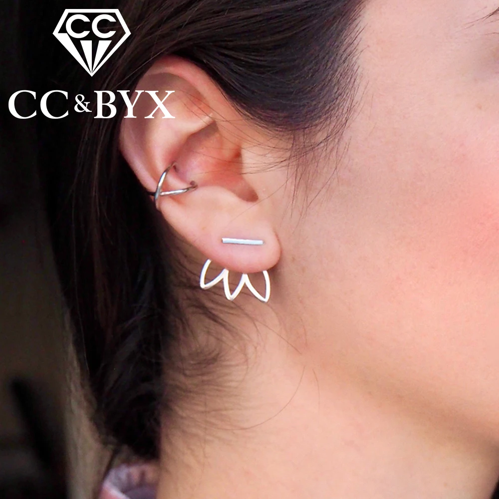 CC Stainless Steel Lotus Stud Earrings Simple Earring Gifts For Women Geometric shapes Accessories Fine Jewelry
CC Stainless Steel Lotus Stud Earrings Simple Earring Gifts For Women Geometric shapes Accessories Fine Jewelry