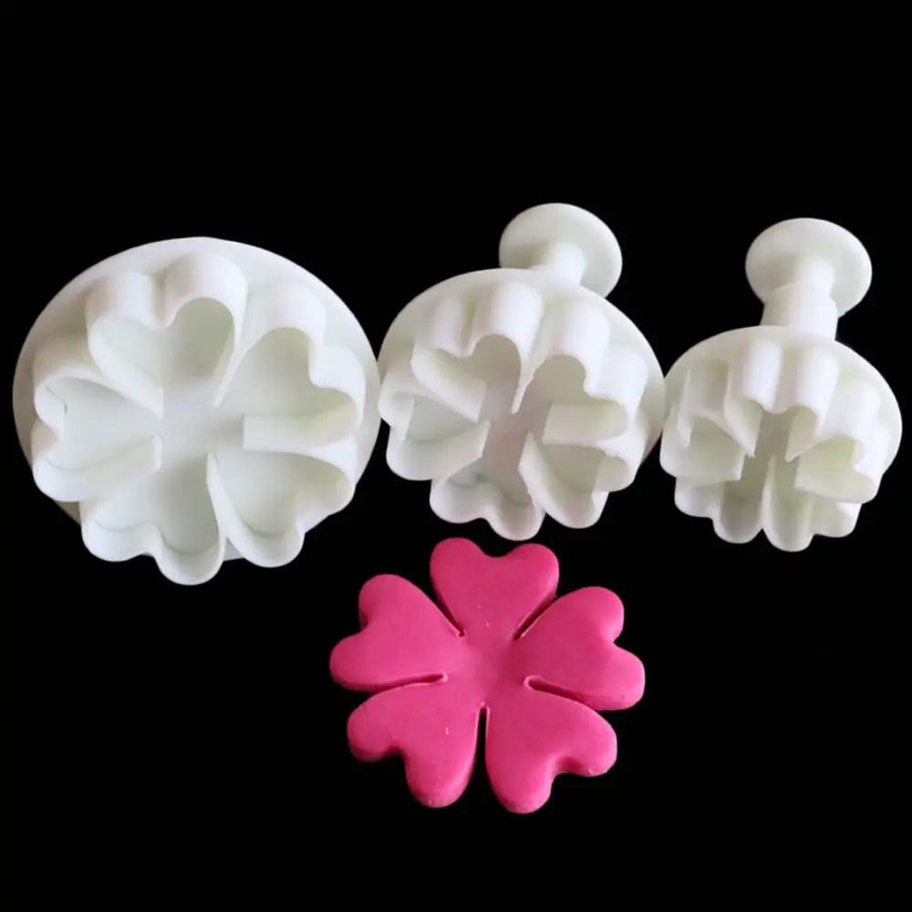 3pcs/lot Heart Flower Shape Plastic Cookie Cutters Love Series Cake Decorating Patisserie Fondant Tool Mold
3pcs/lot Heart Flower Shape Plastic Cookie Cutters Love Series Cake Decorating Patisserie Fondant Tool Mold
