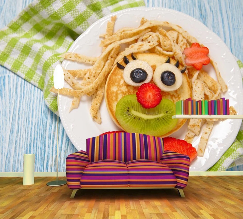 papel de parede Pancake Strawberry Kiwi Plate Food wallpaper,living room TV wall kitchen KTV restaurant bar wall 3d wallpaper
papel de parede Pancake Strawberry Kiwi Plate Food wallpaper,living room TV wall kitchen KTV restaurant bar wall 3d wallpaper
