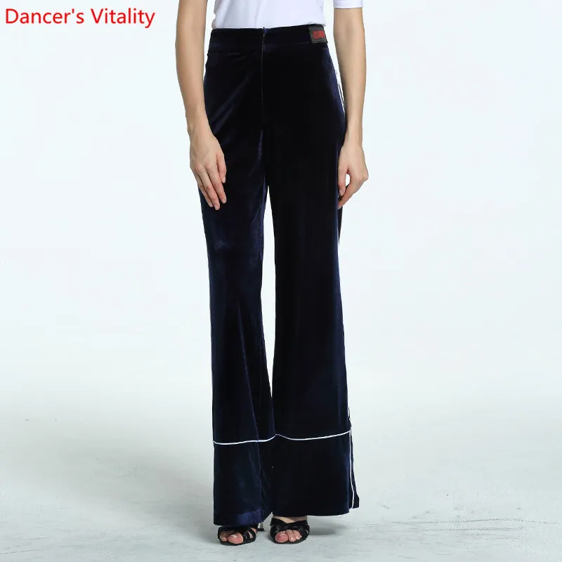 The New women side Latin Dance Pants Adult dance performance Clothing National Standard Modern Dance Solid Color Pants
The New women side Latin Dance Pants Adult dance performance Clothing National Standard Modern Dance Solid Color Pants