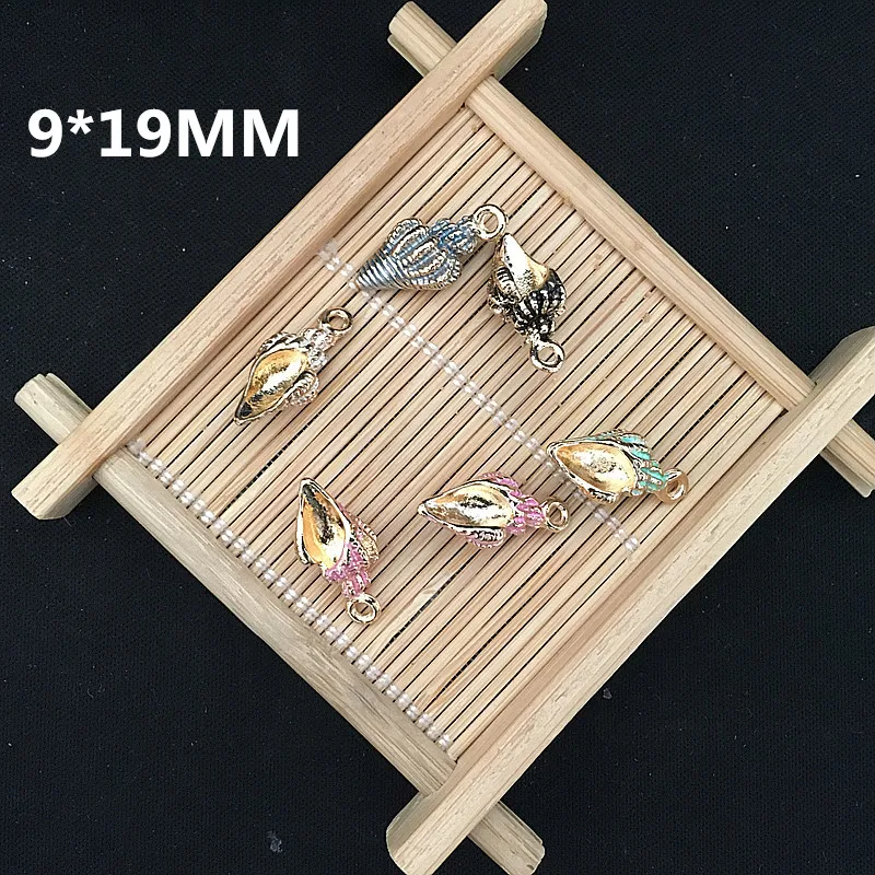 Newest 50PCS 9*19MM 3D Enamel Alloy Sea Snail DIY Jewelry Pendants Phone Chain Keyring Earring Necklace Pendant Oil Dorp Craft
Newest 50PCS 9*19MM 3D Enamel Alloy Sea Snail DIY Jewelry Pendants Phone Chain Keyring Earring Necklace Pendant Oil Dorp Craft
