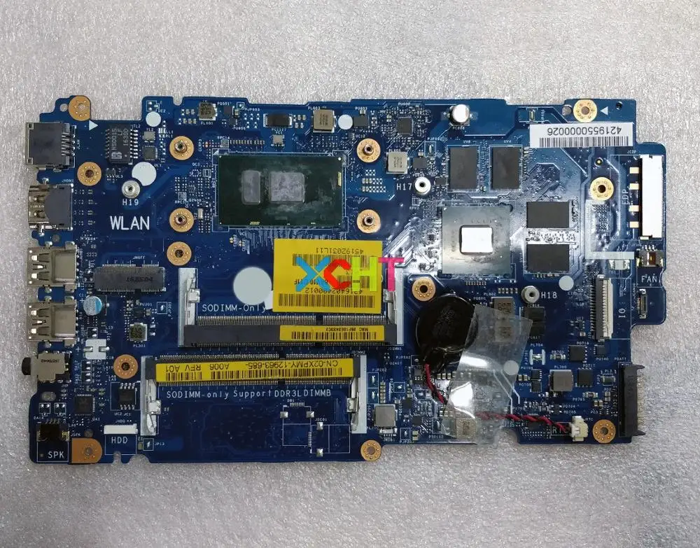 for Dell Inspiron 15 5557 5457 CN-02XPMY 02XPMY 2XPMY BAV00 LA-D051P SR2EZ I7-6500U DDR4 Laptop Motherboard Mainboard Tested
for Dell Inspiron 15 5557 5457 CN-02XPMY 02XPMY 2XPMY BAV00 LA-D051P SR2EZ I7-6500U DDR4 Laptop Motherboard Mainboard Tested