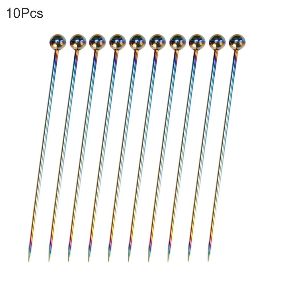 10Pcs 304 Stainless Steel Gold Plated Titanium Fork Party Buffet Decor Fruit Desserts Food Cocktail Sandwich Fork Stick Pick 
10Pcs 304 Stainless Steel Gold Plated Titanium Fork Party Buffet Decor Fruit Desserts Food Cocktail Sandwich Fork Stick Pick