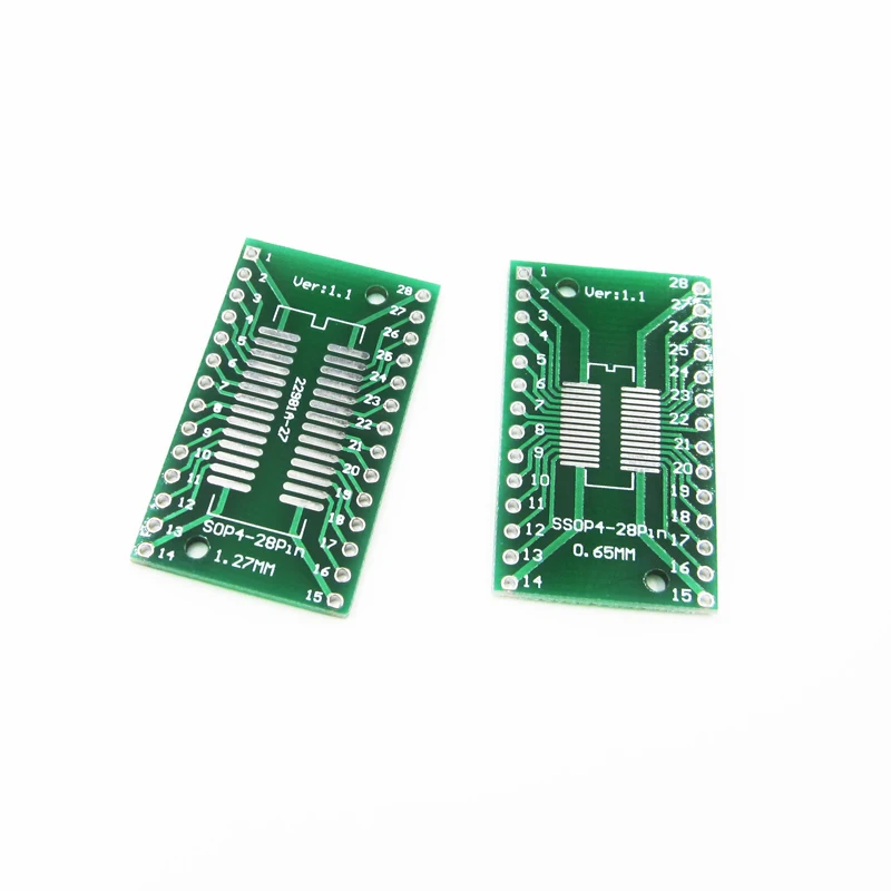 5 шт. TSSOP28 SSOP28 адаптер SMD PCB конвертировать в DIP 28 для AD9851 AD9850 Новый|pcb smd|pcb dippcb adapter |