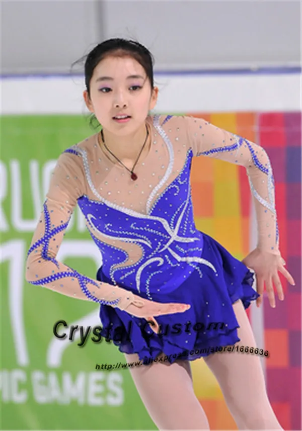 2016 Girls Figure Skating Dresses Fashion New Brand Vogue Figure Skating Competition Dress Customized DR3131
2016 Girls Figure Skating Dresses Fashion New Brand Vogue Figure Skating Competition Dress Customized DR3131