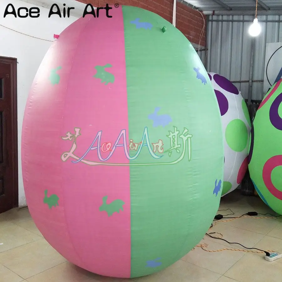 2.2m Tall Inflatable Easter Egg Decorations Model Inflatable Pink and Green Egg for Easter Events Decorations
2.2m Tall Inflatable Easter Egg Decorations Model Inflatable Pink and Green Egg for Easter Events Decorations