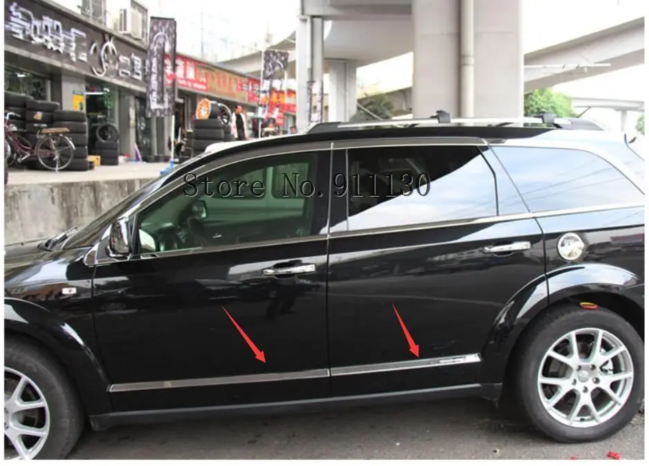 Stainless Steel Side Door Body Molding Cover Trim For Dodge Journey / Jcuv 2009 - 2015
Stainless Steel Side Door Body Molding Cover Trim For Dodge Journey / Jcuv 2009 - 2015