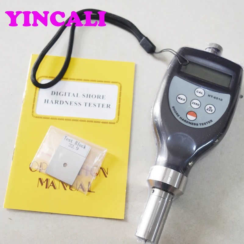 Portable Shore Hardness Tester Meter HT-6510D High Resolution Digital Shore Durometer HT6510D Measurement Range 0-100 H
Portable Shore Hardness Tester Meter HT-6510D High Resolution Digital Shore Durometer HT6510D Measurement Range 0-100 H