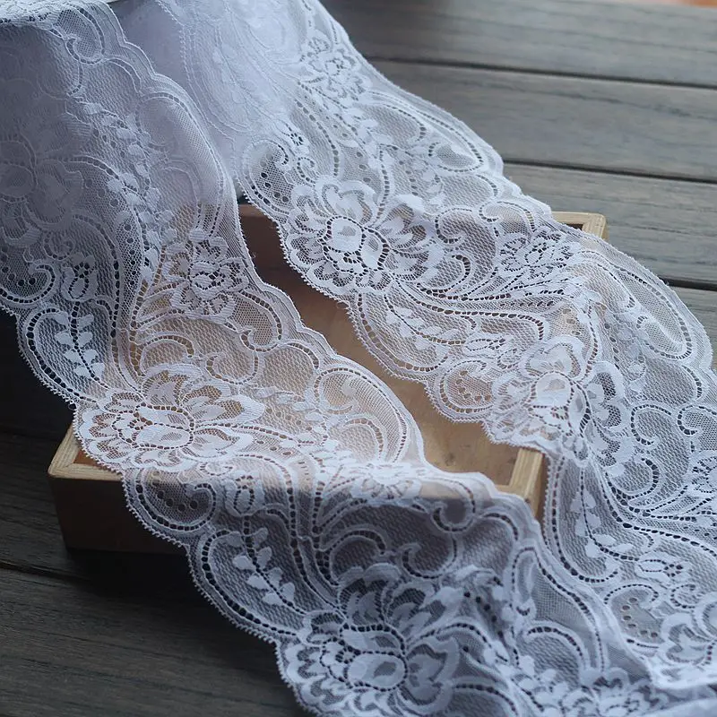 2yards/lot 13cm wide Embroidered Tulle Lace trim mesh lace trim ~white ~beautiful~
2yards/lot 13cm wide Embroidered Tulle Lace trim mesh lace trim ~white ~beautiful~