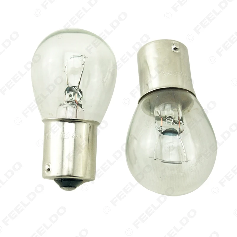 FEELDO 100Pcs 1156 BA15S S25 P21W 12V Car Clear Glass Lamp Turn Tail Bulb Auto Indicator Halogen Lamp #FD-2724
FEELDO 100Pcs 1156 BA15S S25 P21W 12V Car Clear Glass Lamp Turn Tail Bulb Auto Indicator Halogen Lamp #FD-2724
